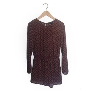 Forever 21 Long Sleeve Romper